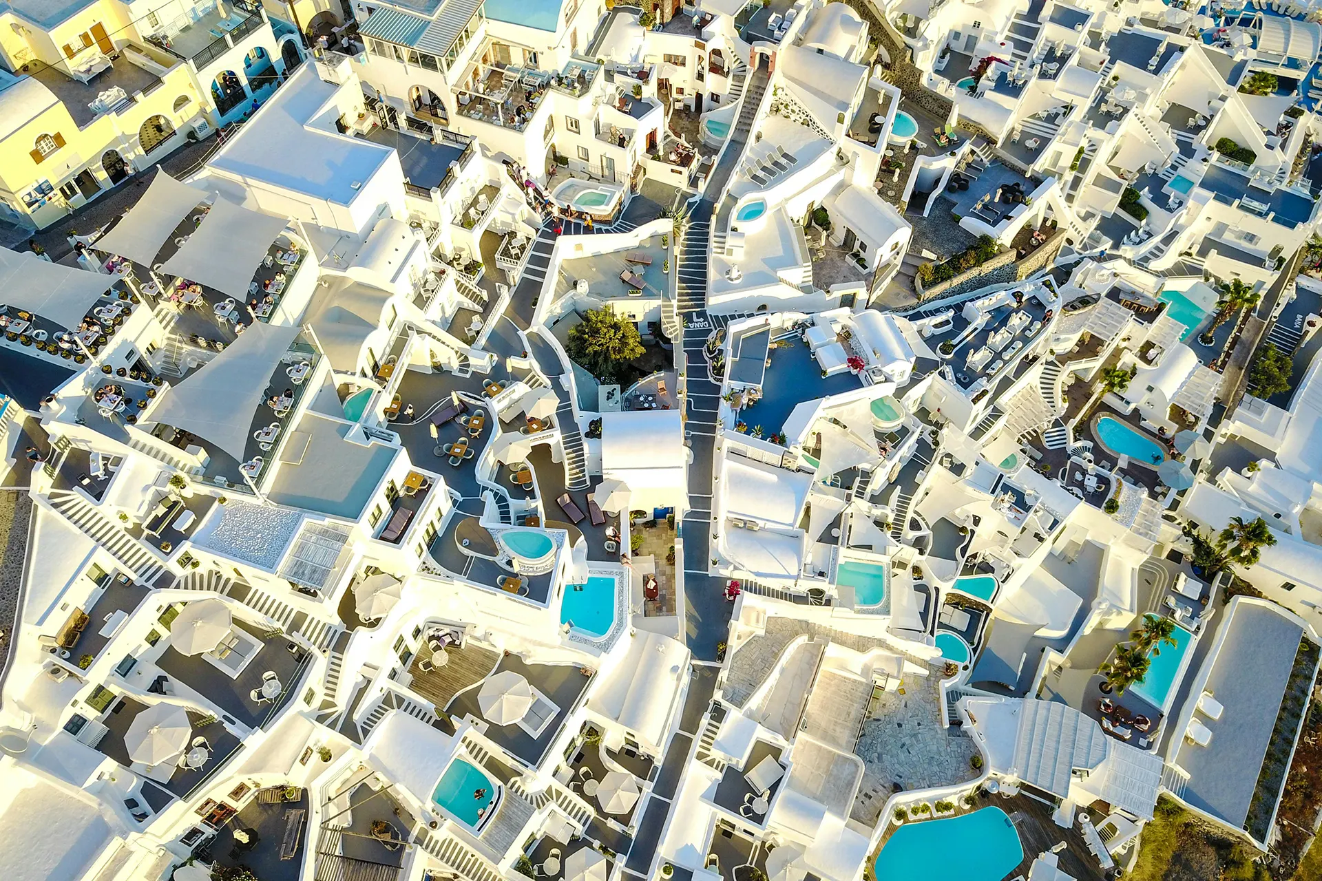 July in Santorini